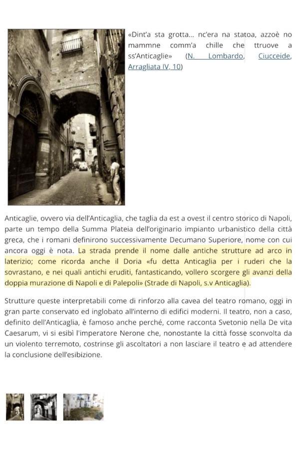 Anticaglia 13 Apartamento Nápoles Exterior foto